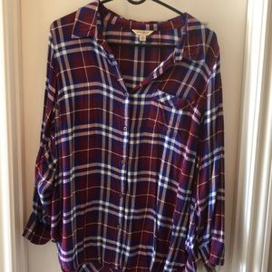 Flannel button up